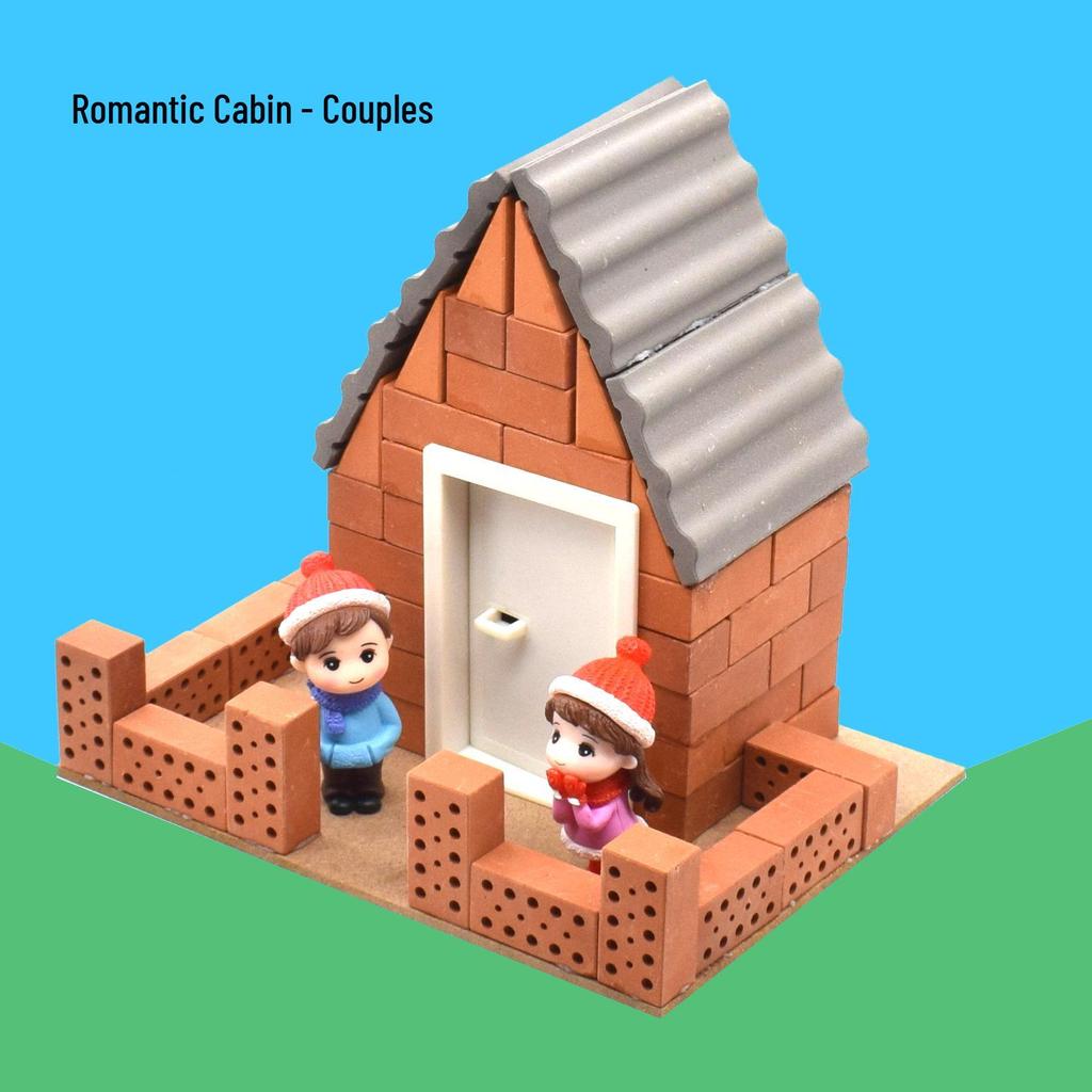 Little Bricklayer DIY Cement House Building Blocks - Educational Toy for Children