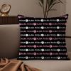 Fashion AALBA RROSA Pillow Case Silky Elegant Comfort Sofa Bed Invisible Zipper