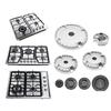 Set Oven Gas Hob Burner Flat Fire Cover Crown Flame Cap Gas Burner Flame Cap Fits Most Gas Stove Burners Accessories Stove