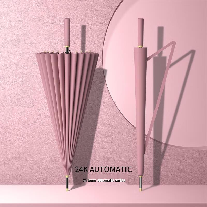 HANDUNYOU 24-Rib Automatic Folding Umbrella
