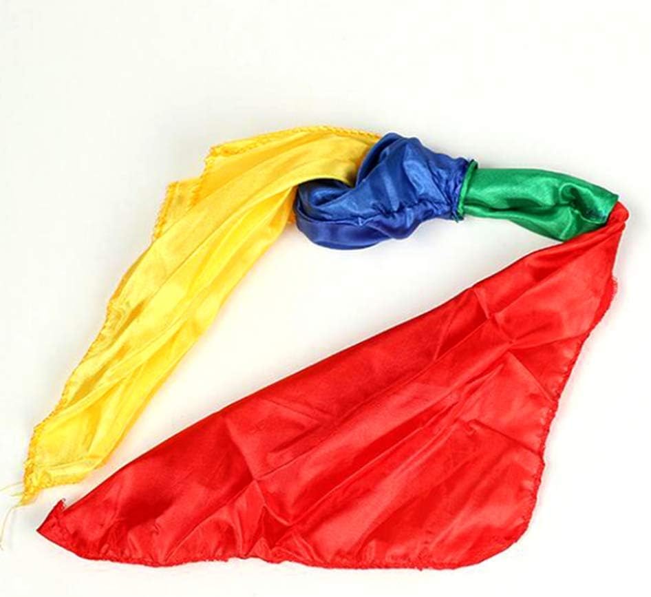 

2Pcs Magic Scarf Color Changing Hanky Props Scarf Handkerchief Hanky Street Magic Trick Props Gift For Kids Adult Party Favors (As shown-21983)-