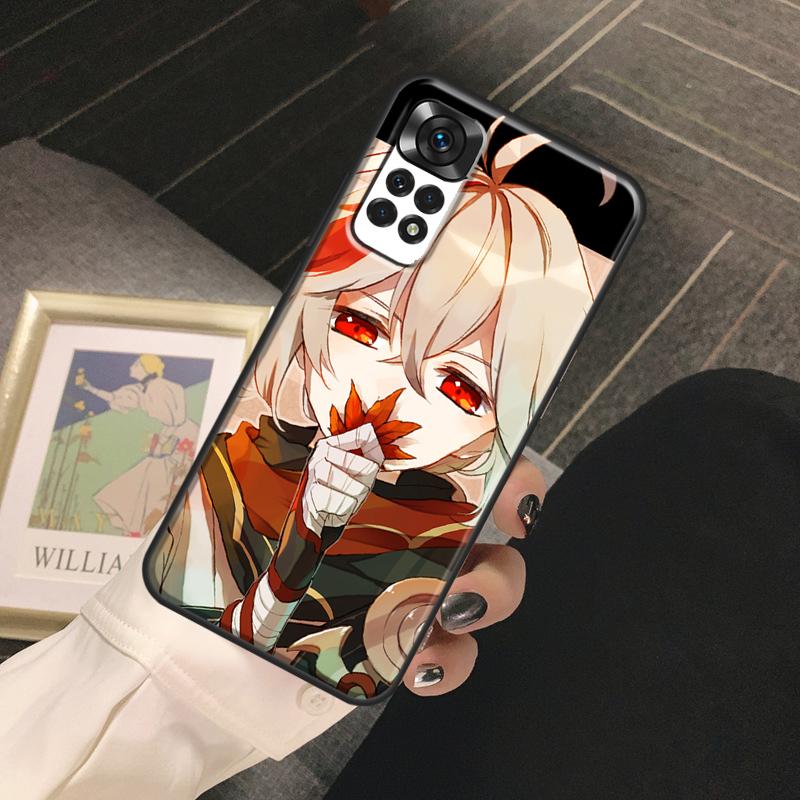 Genshin Impact Kaedehara Kazuha Funda For Xiaomi Redmi Note 13 14 Pro 9 10 11 12 Pro 10S 11S 12S Redmi 13C 10C 12C 14C Case