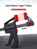 Quick Tightening Woodworking F-Clamp Tool Set