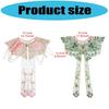 Traditional Chinese Embroidered Flower Cloud Collar with Tassels Polyester Comfortable for Cloth Accessory Cultural Wear