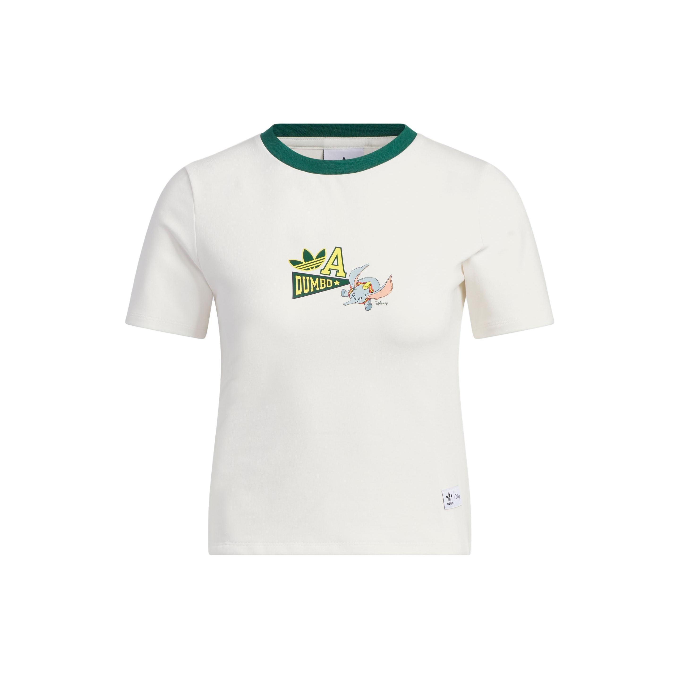 (WMNS) adidas Originals x Disney Dumbo T-Shirts  White  Women s IN1060 XS