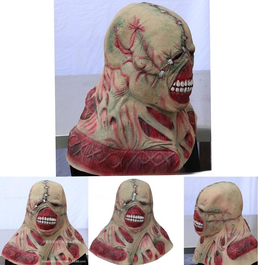 Halloween Costume Latex Full Face Mask For Bar Parties And Trickortreating