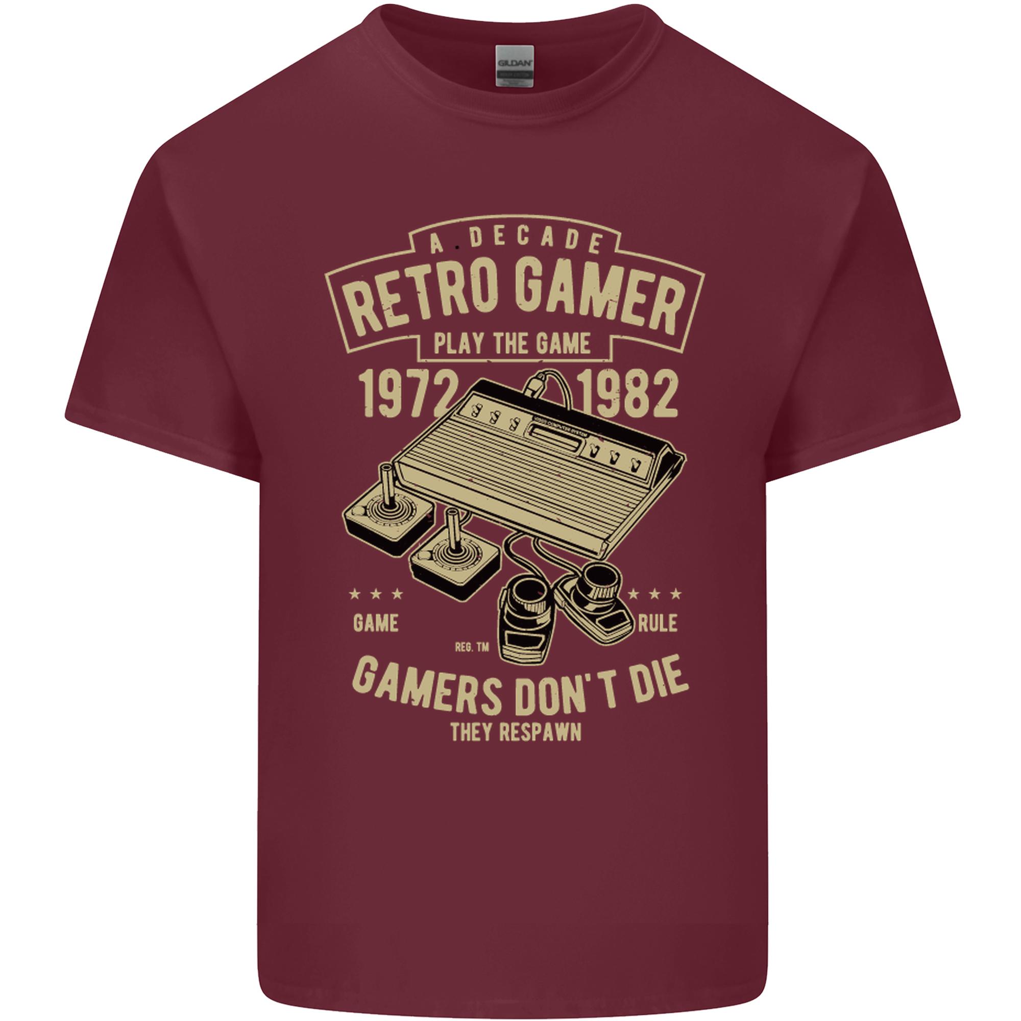 Retro Gamer Funny Gaming Unisexs Light Cotton TShirt S