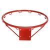 Basketball Hoop, Indoor and Outdoor, 46 cm Rim and Net, Wall Mountable, Red, Blue and White