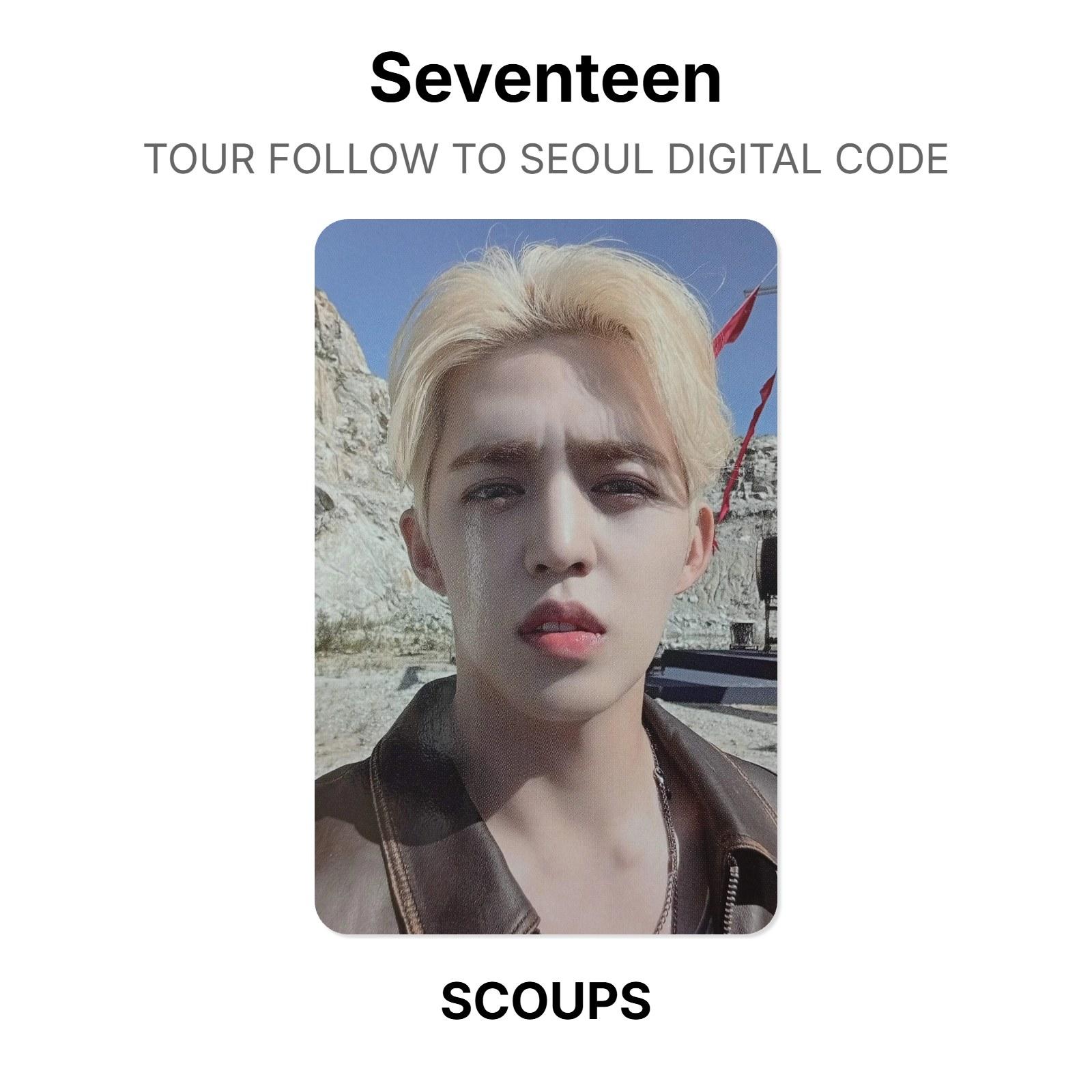 Seventeen TOUR FOLLOW TO SEOUL Official Photocard S.COUPS