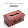 Caixa de Lenços de Madeira de Rosewood Vietnamita Estilo Chinês