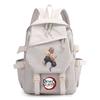 Sac à dos imprimé Demon Slayer pour adolescent étudiant Rentrée scolaire Sac à livres Femme Grande capacité Imperméable Sac de voyage
