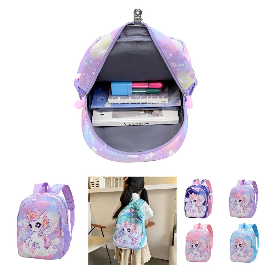 Unicorn Kids Backpack With Breathable Waterproof Oxford Fabric For School And Toddler Use