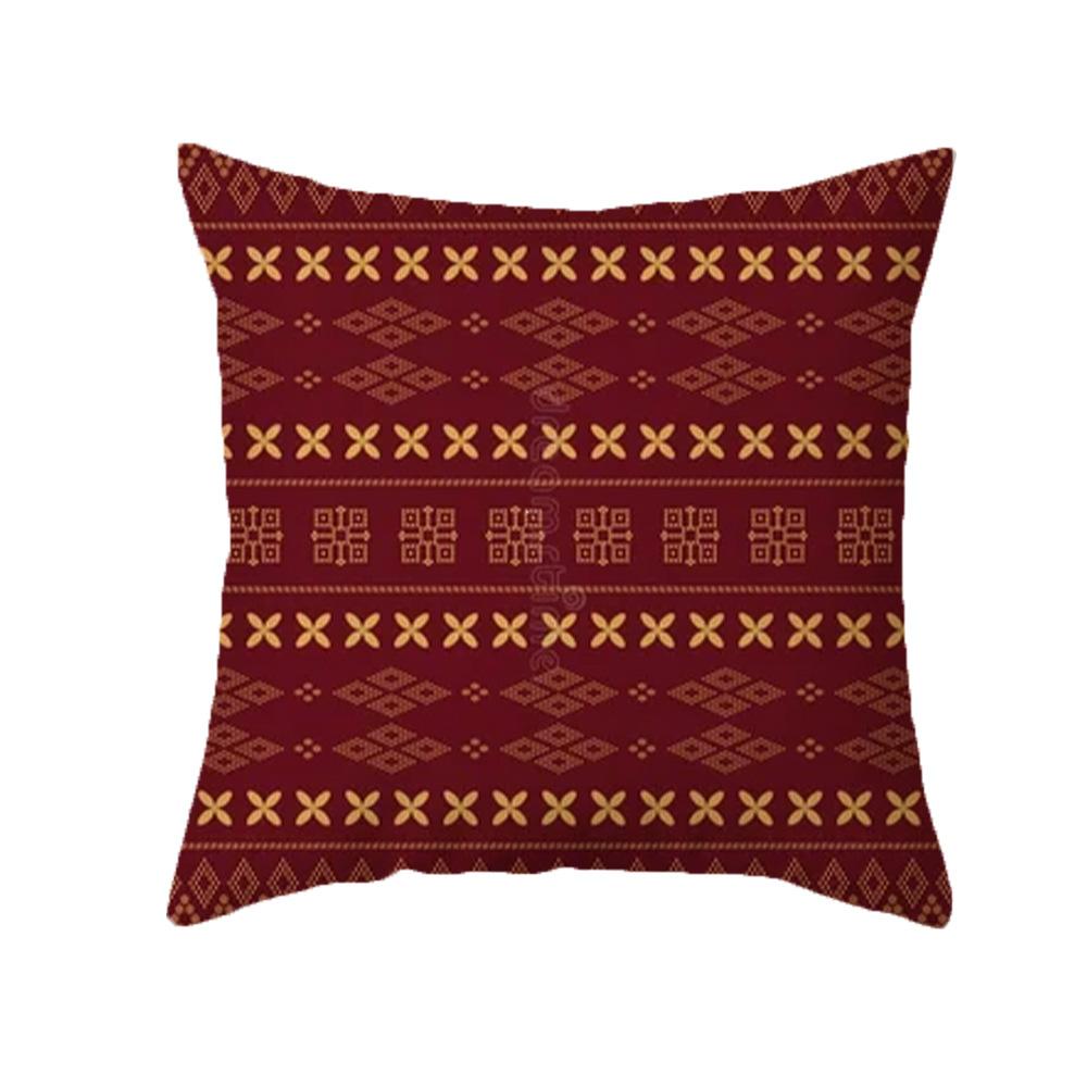 Nordic Classical Stripes Throw Pillow Covers With Digital Printing Of Short Plush Fabric Car-Shaped Sofa Cushion Home Decor