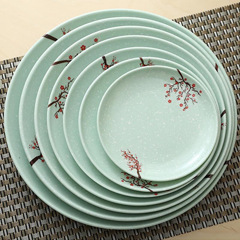 Xinjigaoge Yangge Series Melamine Round Serving Plate