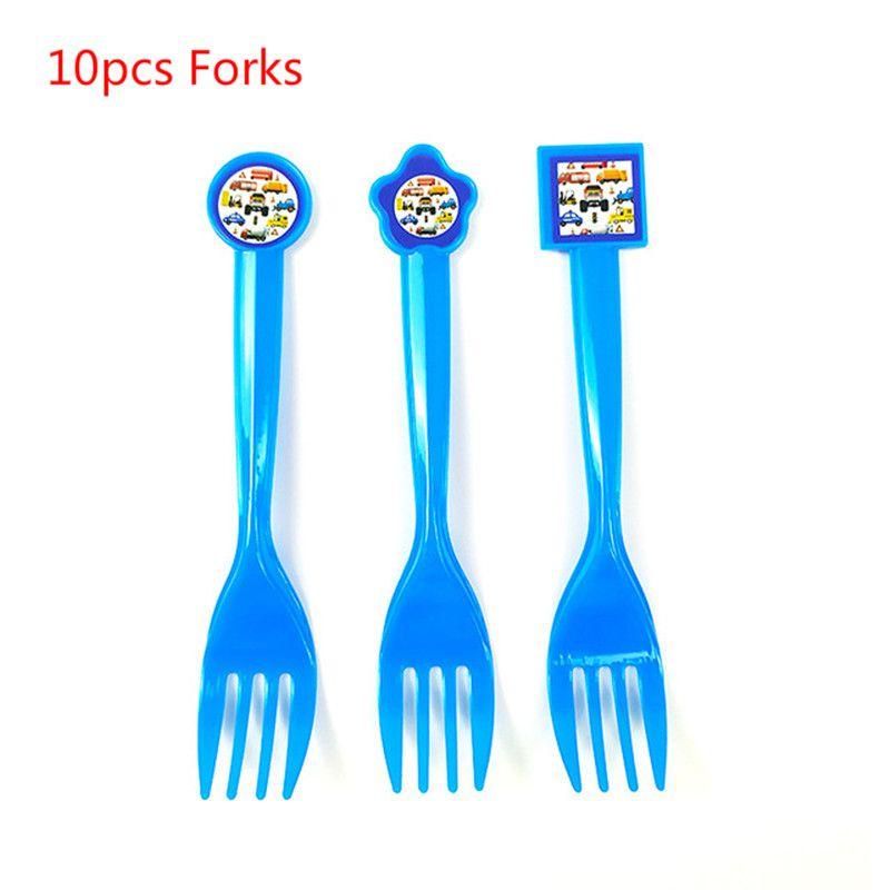 Engineering Car Childrens Birthday Party Theme Decoration Tableware Disposable