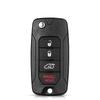 For Jeep Renegade Compass Patriot Liberty - 2/3/4 Buttons Remote Flip Key Shell Remote Car Key Shell Sip22 Blade