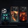 Cool D-Dota 2 Phone Case For iPhone 11,12,13,14,15,16,17,Pro,Max,Plus,E,Air,Mini IMD Matte Black