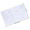 4 Sheets Bubble Wall Sticker Ocean Design Self-Adhesive Waterproof Decor for Kids Room Mermaid Party Background Wall Art