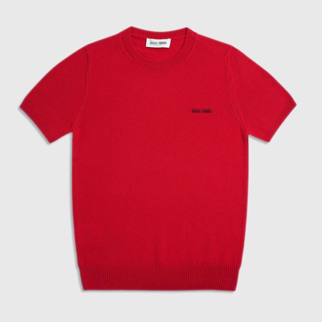 Spot High Autumn Slimming Logo Tee - Simple Round Neck Short Sleeve