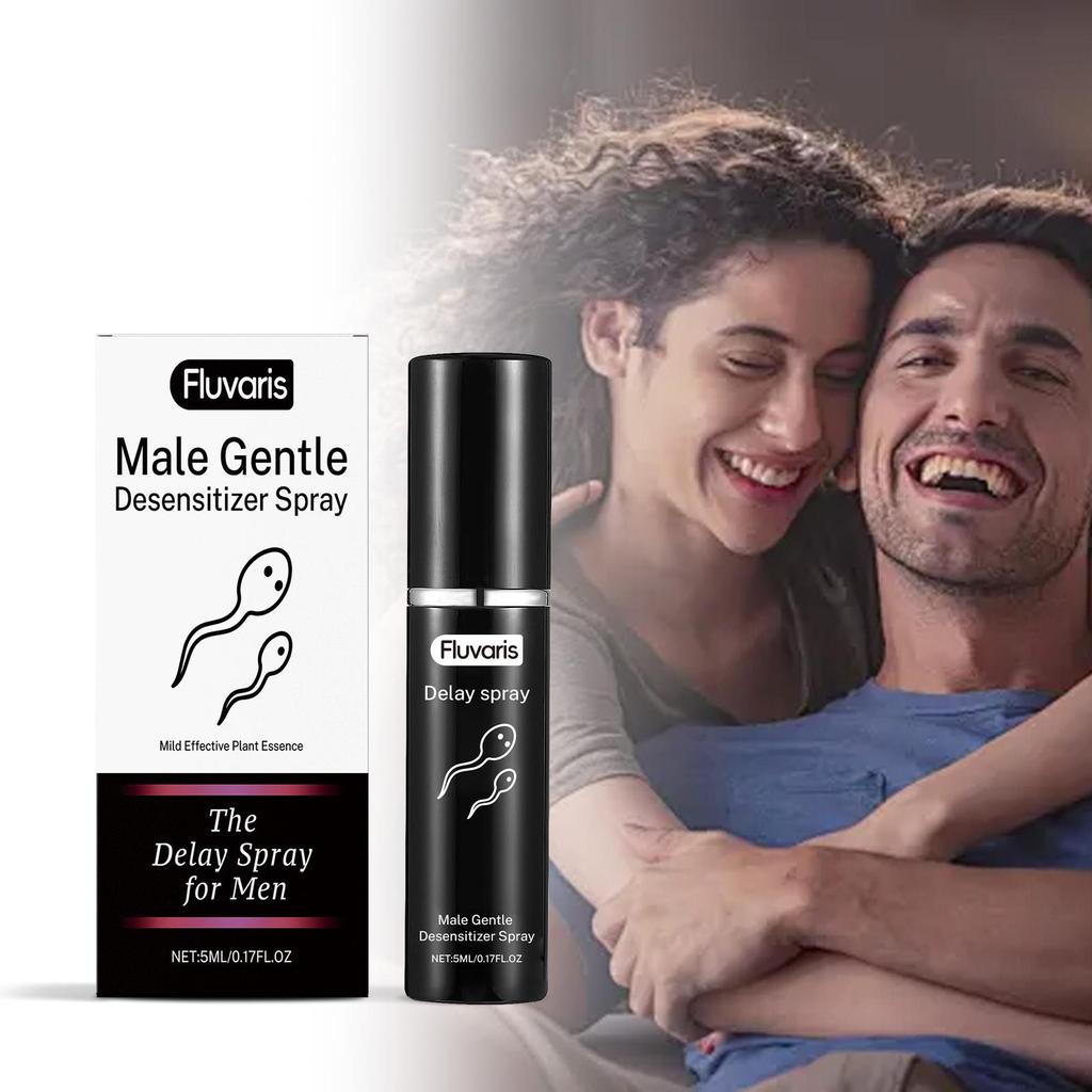 Fluvaris Men's Intimate Care Spray, Prolong Intimate Time, Enhance Men's Endurance & Confidence, Gentle & Non-Irritating 5ml