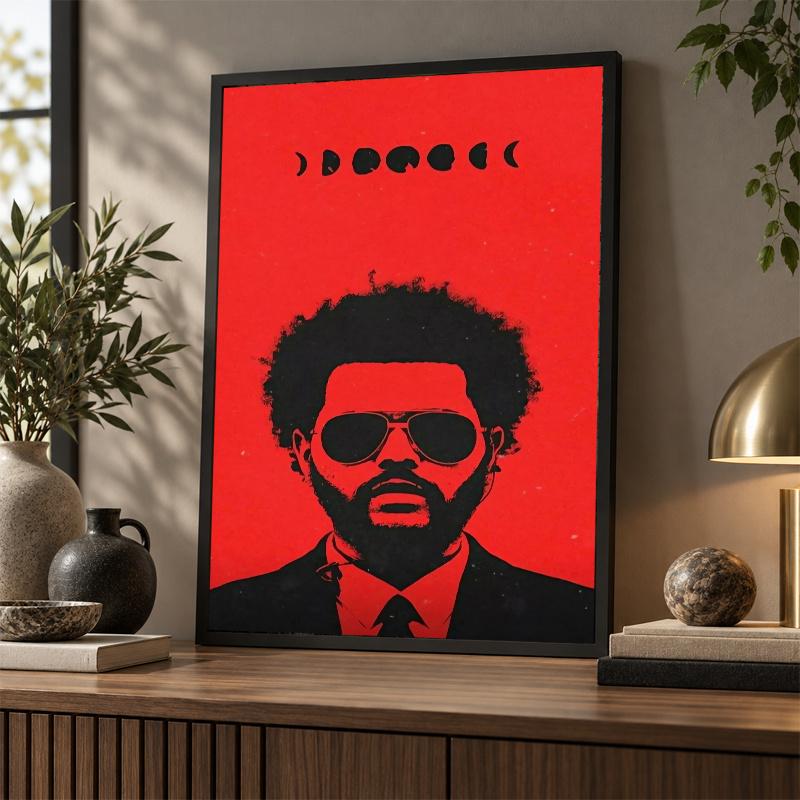 The Weeknd Diamond Painting Kit 5D Full Drill DIY Diamond Mosaic Wall Art Home Decor