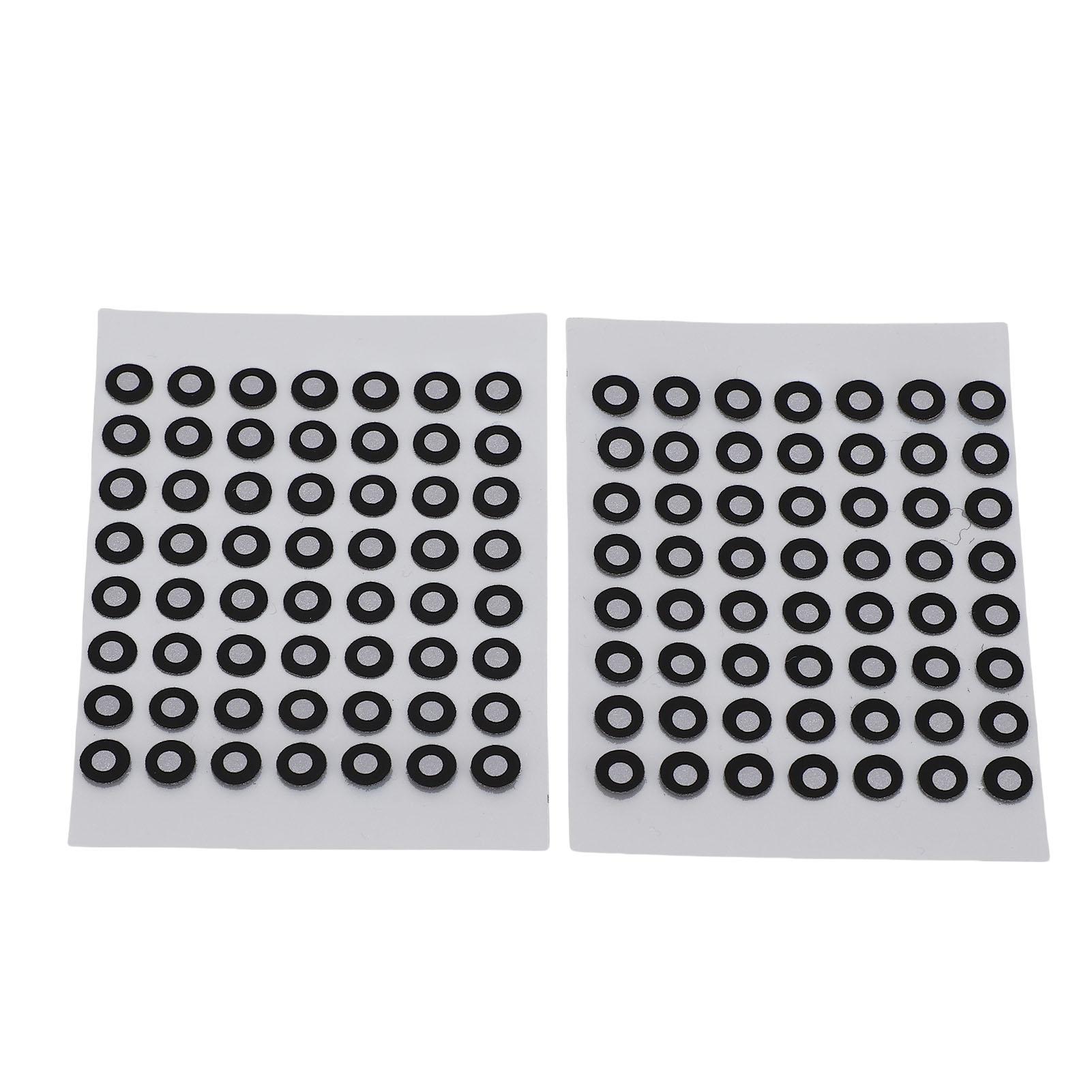 

1120 шт. 3D-маркер для сканера, внутренний диаметр 3 мм, внешний диаметр 6 мм, светоотражающая, прочная клейкая 3D-сканирующая точка отслеживания