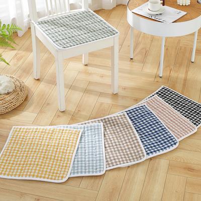 Cotton Chair Cushion Breathable Office Chair Pad Simple Dining Chair Cushion All Season Use