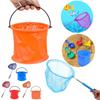 Retractable Fishing Net Insect Butterfly Dragonfly Net Outdoor Portable Fishing Net Children Fun Game Fishing Toys