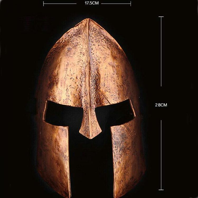

High-quality Resin Halloween Mask Golden Gladiator Helm For Costume Parties And Events