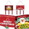 Christmas Card Holder Felt Wall Hanging Picture Holders with 40 Photo Clips Picture Frame Collage