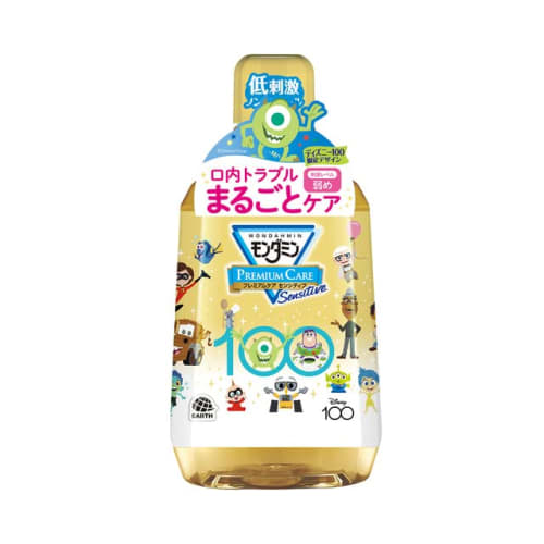 

Mondamin Premium Care Sensitive Mouthwash, Disney Design, 1080ml, Mild, Non-Alcoholic (Earth Pharmaceutical)