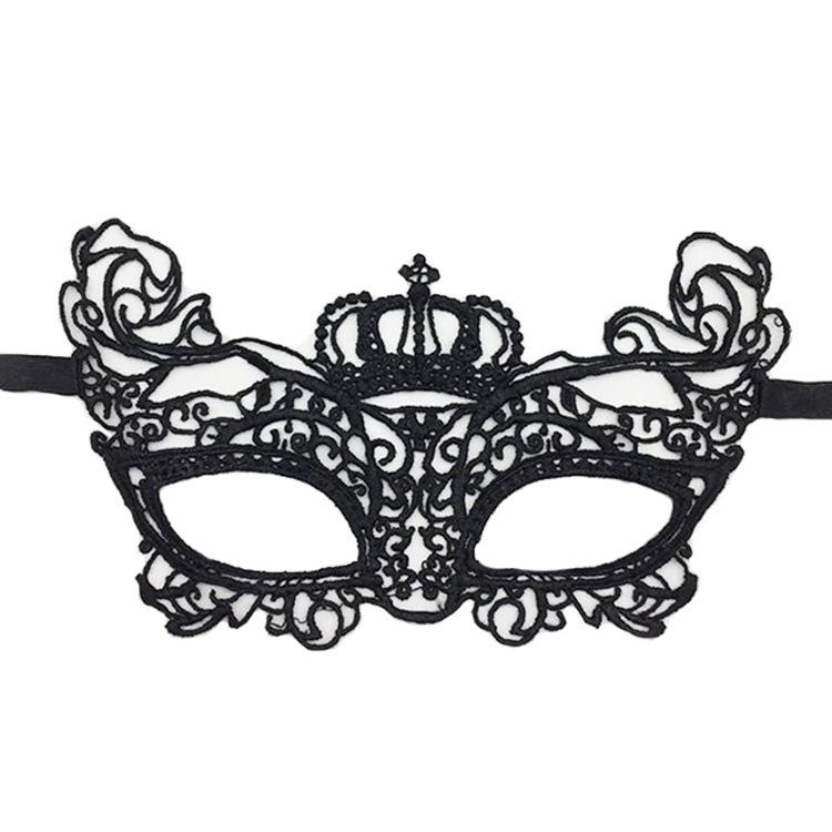 Lace Masquerade Half Face Mask for Halloween Parties