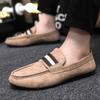 Spring and Summer Men's Shoes One Pedal Doudou Shoes Versatile Cloth Shoes Comfortable Work Shoes Soft-soled Shoes Casual Shoes Men's Breathable
