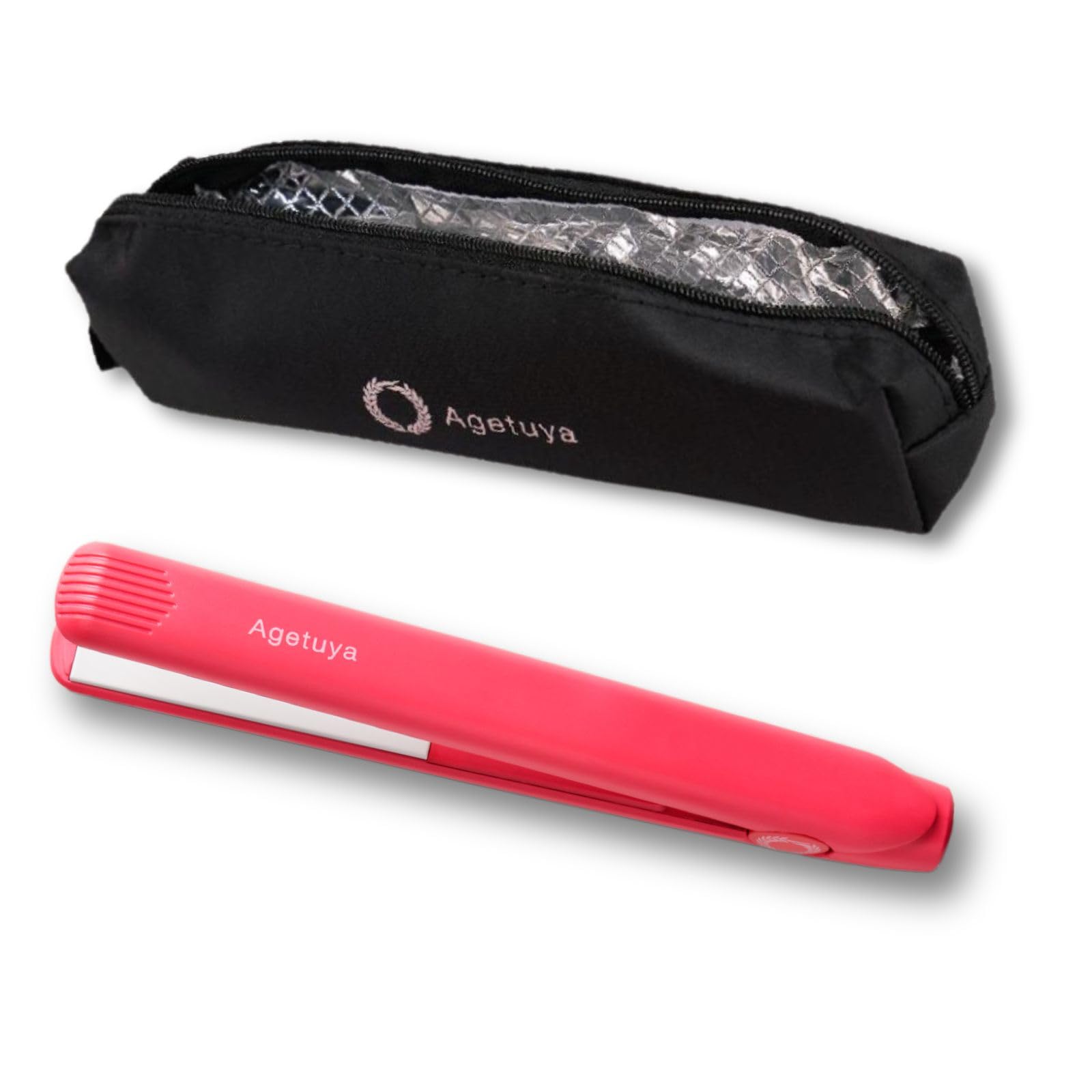 

Agetsuya Agetsuya Pro POP Выпрямитель для волос, Кораллово-розовый | Международный совместимый утюжок для волос