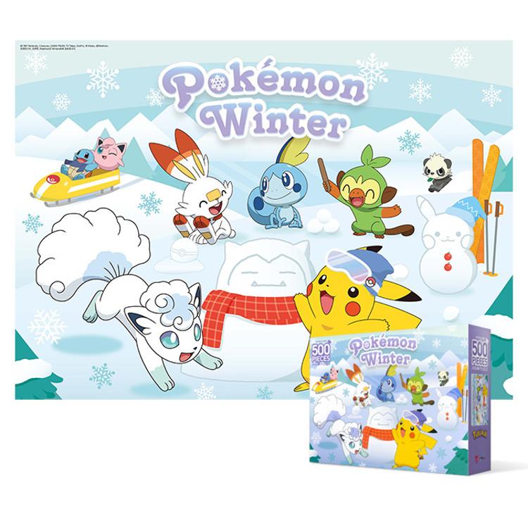 500-piece Jigsaw Puzzle - Pokémon Winter Story, Popular Korean Puzzle