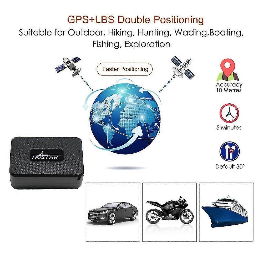 TKSTAR TK913 Car GPS Tracker 2G GPRS Locator with Automatic Voice Monitoring, Free Web APP