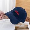 Autumn and Winter Simple Embroidery Letter Polished Cotton Baseball Hat Men's and Women's Big Head Circumference Casual Soft Top Thermal Cap