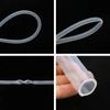 1M Lebensmittelqualität Silikon Gummischlauch Transparent Flexible Silikon Rohr Durchmesser 10mm 11mm 12mm 14mm 16mm 18mm 20mm 30mm 50mm Rohr
