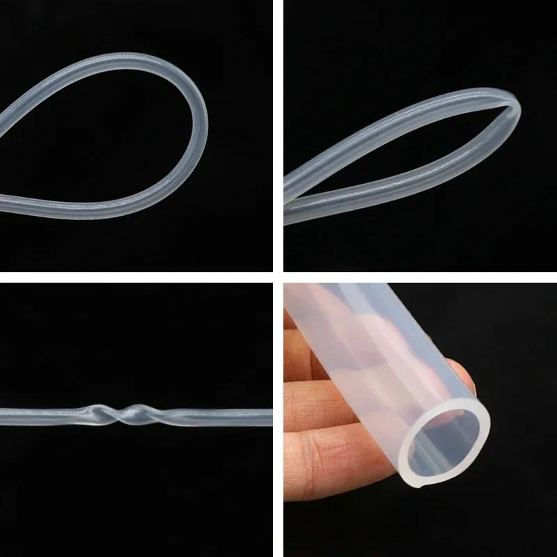 1M Lebensmittelqualität Silikon Gummischlauch Transparent Flexible Silikon Rohr Durchmesser 10mm 11mm 12mm 14mm 16mm 18mm 20mm 30mm 50mm Rohr