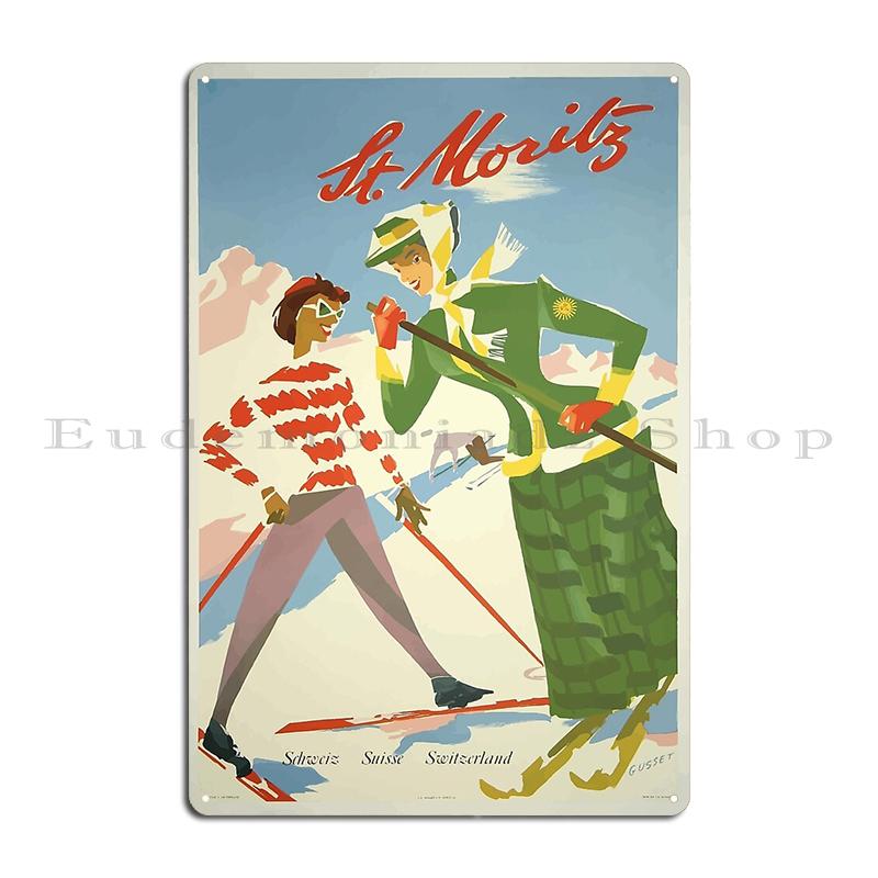 DOLOMITI CORTINA und seine Skipisten Vintage Italien Tourismus Werbung Metallplakette Pub Club Bar Wanddekoration Blechschild Poster