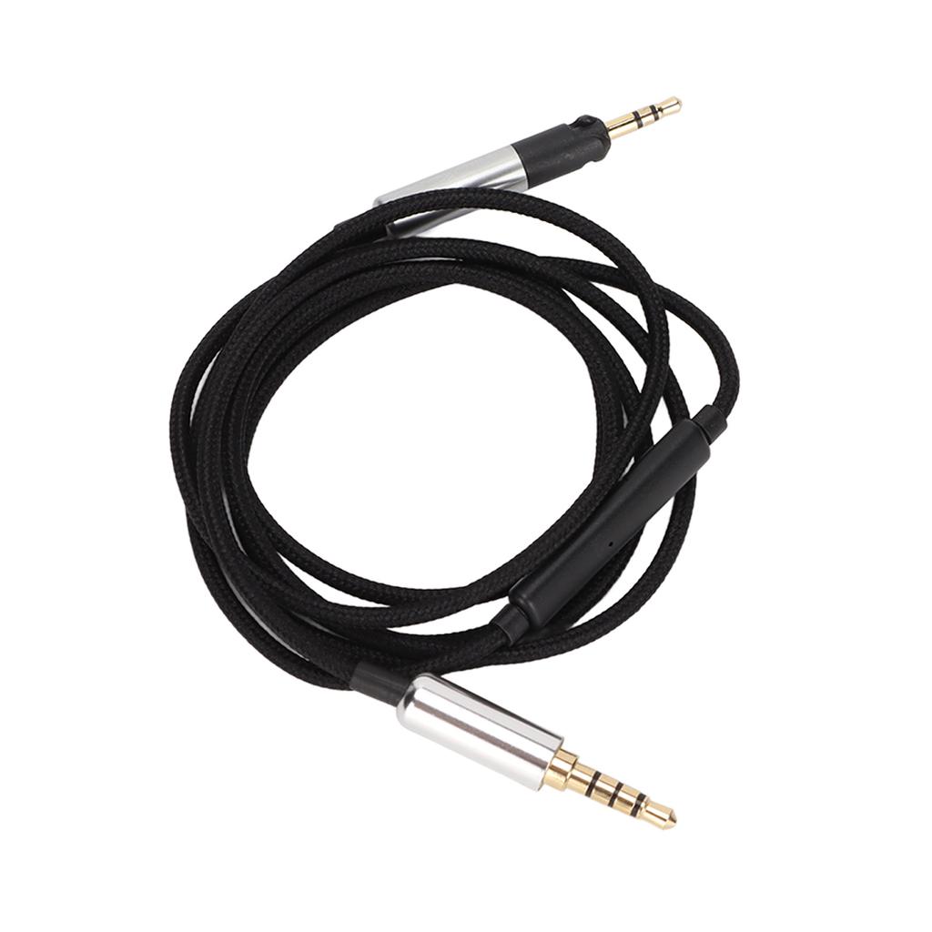 Headphone Upgrade Replacement Line 5 Core 120cm 47.2in Headphone Line with Microphone and Volume Control for Sennheiser