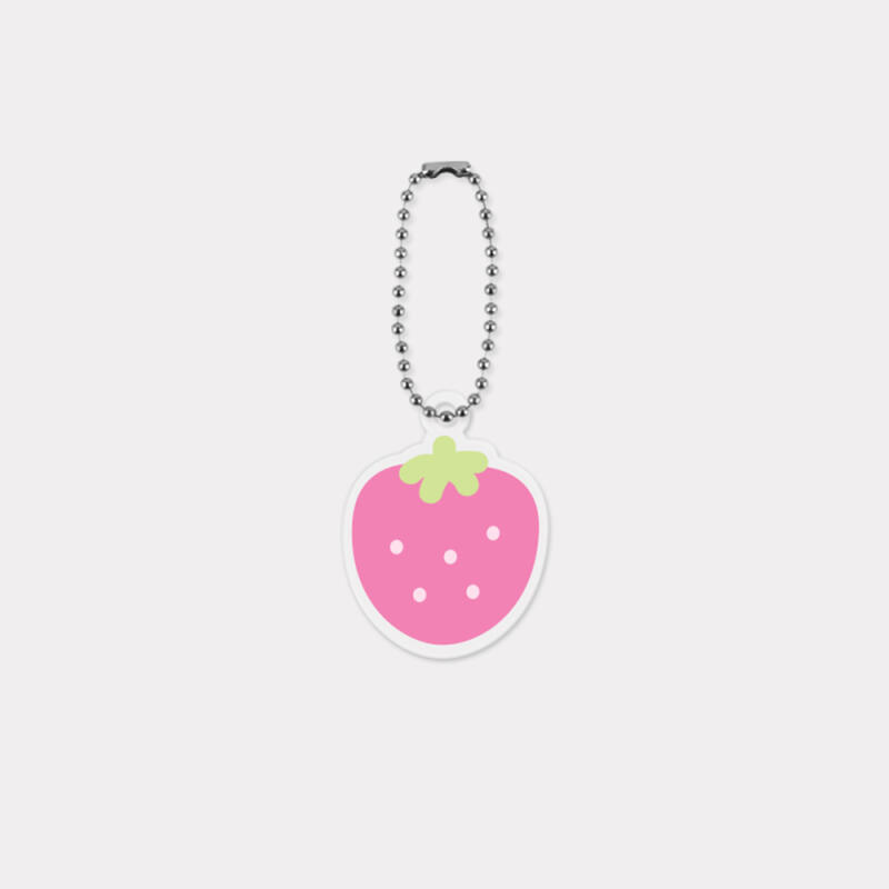 mini fruit acrylic keychain apple
