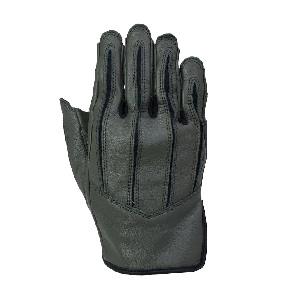 

NANKAI ErgoGrip Fingerless Motorcycle Nankai Parts Gloves, Olive, LL, SDG-7068, оливковый