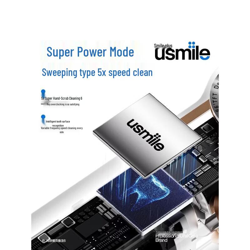 usmile Y30S AI Smart Sonic Electric Toothbrush CN plug (adapter included)