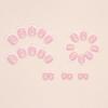 Elegant Simple Nude Pink French Fake Nails - 24 Piece Set