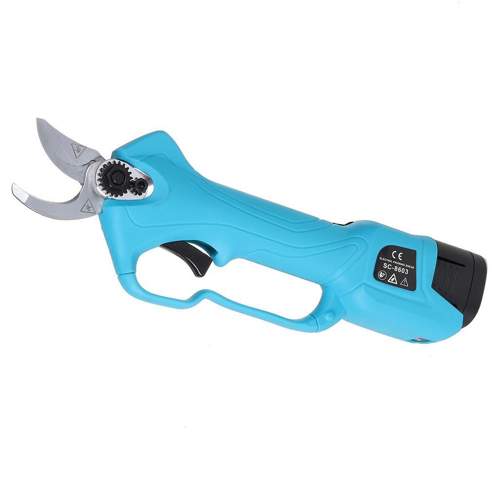 16.8V 2000mAh 28mm Cordless Pruner Electric Pruning Shear 88VF Lithium-ion Battery Efficient Fruit Tree Bonsai Pruning Branches Cutter