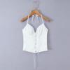 2026 Chic Sweetheart Retro Slim V-neck Sexy Halter Camisole