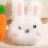1 Pair Pendant Earrings Sweet Asymmetric Funny Winter Autumn Cute Rabbit Carrot Hook Earrings
