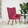 VidaXL Relaxation Chair Bordeaux Red Velvet, Chair, Living Room Chair, Recliner, Lounge Chair, Living Room Seat, 4016815