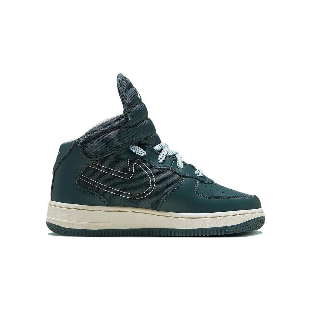 Nike Air Force 1 Mid GS Padded Tongue Kids Sneakers Teal FD4641-300
